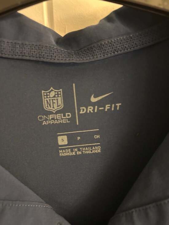 Nike Dri-FIT On-Field Tennessee Titans Navy Sideline Performance Polo - Picture 3 of 7